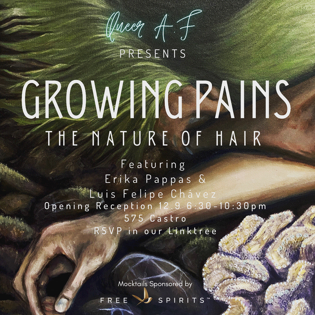 Erika and Luis Felipe explore their relationship to the earth, their bodies, and the role hair plays in the course of a life. Join us in unraveling the narrative and celebrating the spaces and places hair grows, and falls.
RSVP: hbnb.io/e/GMkX/s/e