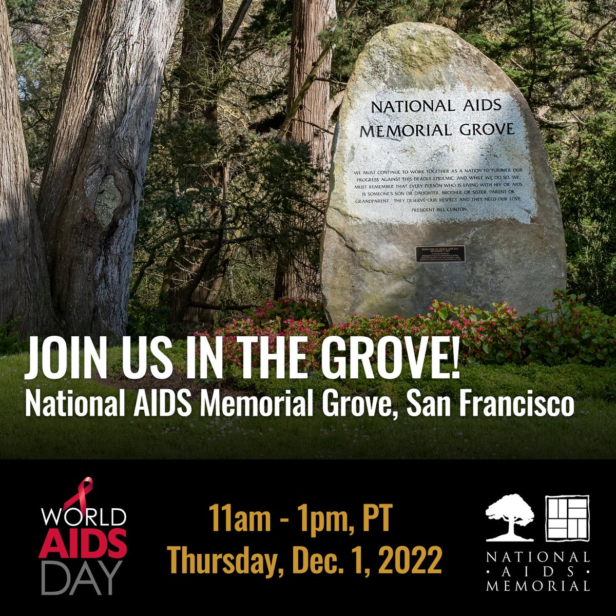 National AIDS Memorial tweet media