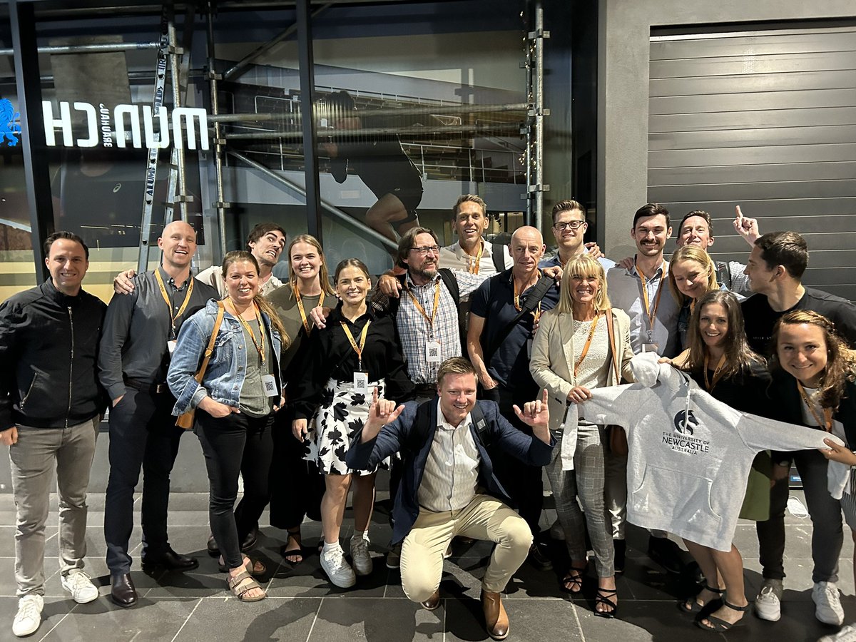 narelleeather's tweet image. #ASPA2022 team University of Newcastle taking over Melbourne
