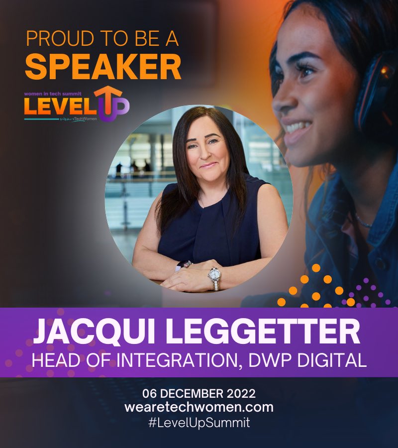 Can you believe only 17% of tech workers in the UK are female? I’m excited to be taking part in a panel discussion representing #dwpdigital at the #WeAreTechWomen ‘Level Up’ Women In Tech Summit on 6 December. The Summit will focus on how we can overcome barriers. #womenintech