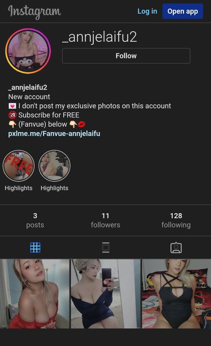 ⚠️THIS INSTAGRAM IS NOT ME⚠️
They are selling my old photos + pretending to be me. Please report!! 

Link