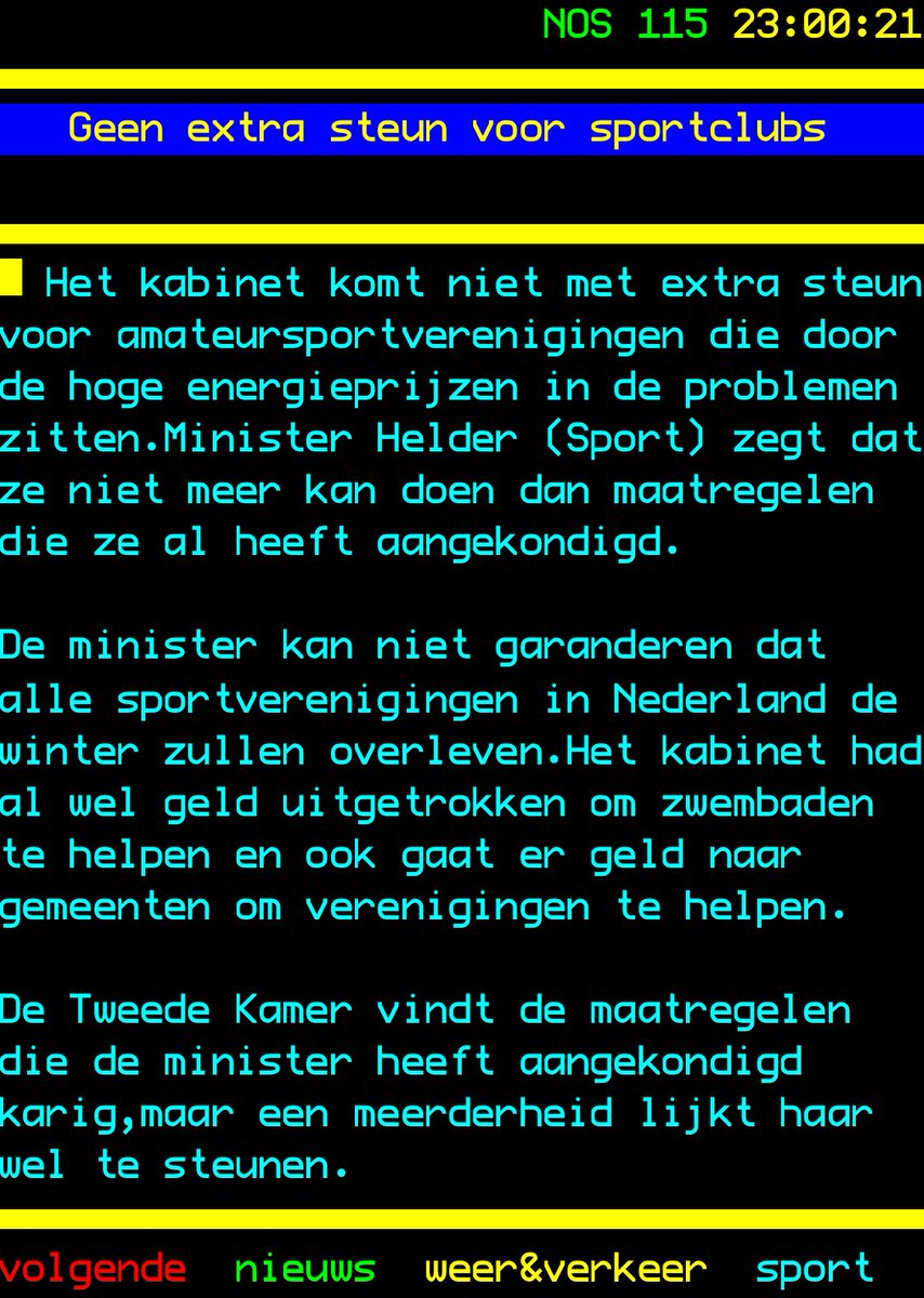 jjleusden's tweet photo. Dus zo belangrijk vindt het kabinet de georganiseerde sport! Wens al mijn mede-bestuurders veel wijsheid toe de komende maanden #kansloos ⁦@MinVWS⁩ ⁦@Korfbalverbond⁩ ⁦@nocnsf⁩ https://t.co/98M8UrngnZ