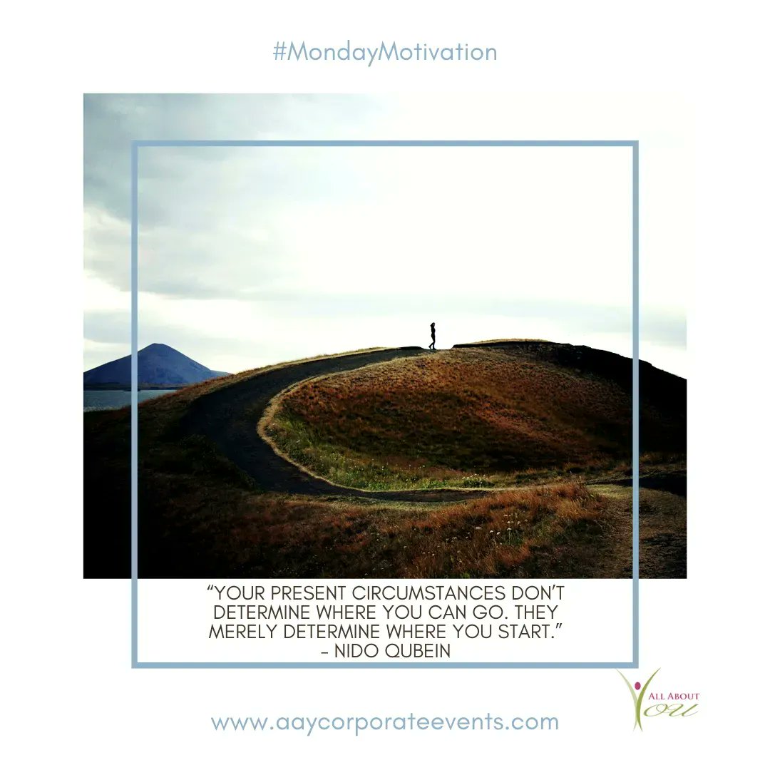 The start of a new week is sometimes a great place to start fresh. Whether your path has just started or you've been on this journey for a while, whatever you do, don't quit! Make this week amazing!  💪🏽🤩  #MondayMotivation #Inspiration #AAYEvents