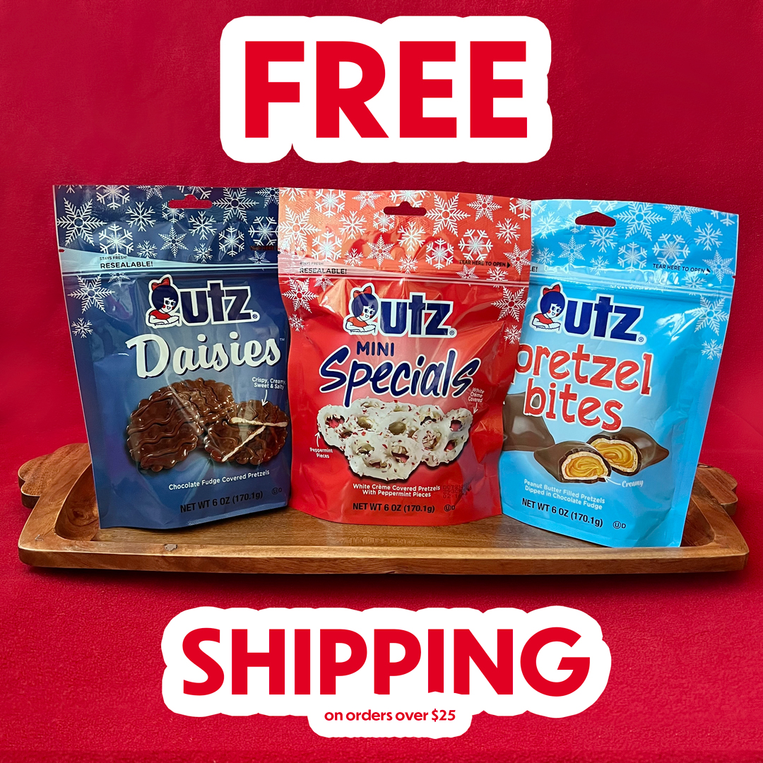 🎉 FREE SHIPPING 🎉 on ALL orders over $25 sitewide TODAY ONLY! Stock up with Utz! 🥳 fal.cn/3tZrs