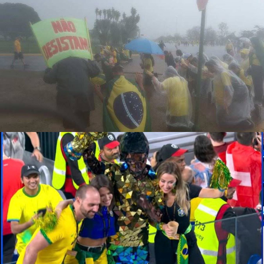 Não desistam! Os bolsonaros precisam de vocês pra continuar na mordomia e não serem presos!!!