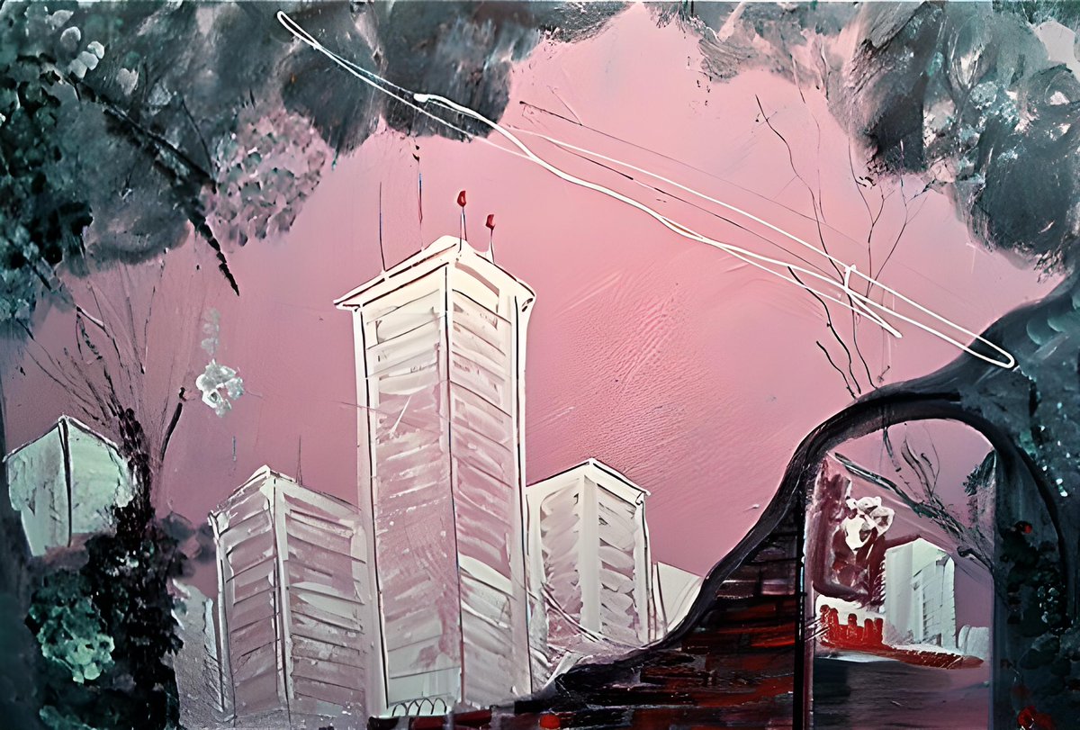 New drop on <a href="/objktcom/">objkt</a> 

"Un Mondo Migliore"
1/1
OBJKT: objkt.com/asset/KT1BriPk…
Price: 21 #XTZ 

Title translation is "A Better World", physical original was gifted maybe still exist or maybe only this one is around.

#tezos #TezosNFTs #CleanNFT #NFTs #cryptoartists