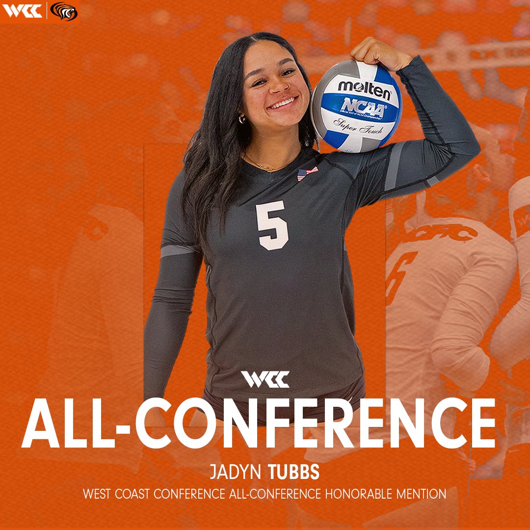 Pacificwvball's tweet photo. After leading the team to a fifth-place finish and an appearance in the upcoming National Invitational Volleyball Championship, Biamba Kabengele, Alexa Edwards, and Jadyn Tubbs earned WCC All-Conference recognition! #UpRoar

READ ➡️ https://t.co/r9mUDsTGEt https://t.co/D9da1dIFg3