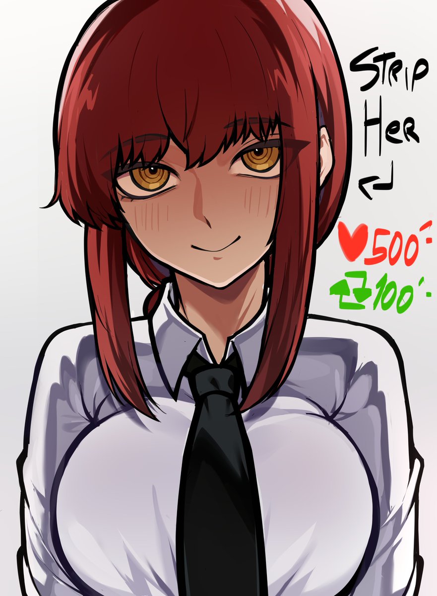 haetchi22's tweet image. Strip game with Makima 👀

#chainsawman #Makima #チェンソーマン