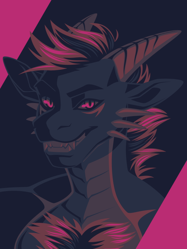 「My, what pink teeth you have!  "Huevembe」|DeviantArtのイラスト