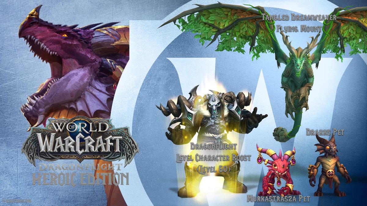 🐉#Dragonflight Heroic Edition Giveaway🐉
I'm giving away 2 x copies in celebration of launch day! Simply...

❤️ Like
🔁 Retweet
📝 Comment what DF thing you're most excited for

📆 Winner will be picked Wed 1PM GMT at twitch.tv/ragedaling

#Warcraft #WoW_Partner