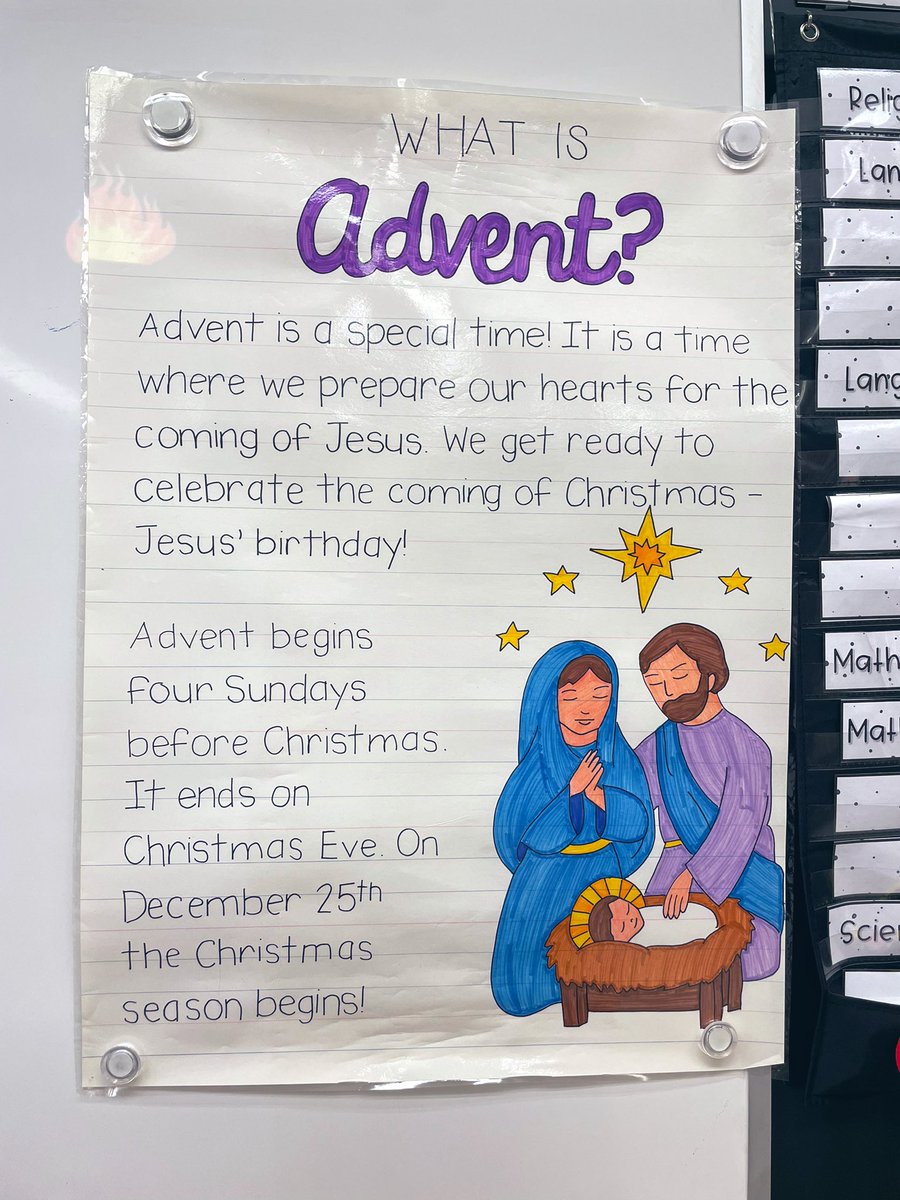 missmorrallees's tweet photo. We are preparing for the coming of Jesus! ✨ https://t.co/CKZLvB8lZZ