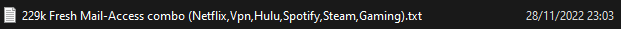 cardluxury's tweet photo. 229k Fresh Mail-Access combo (#Netflix,#Vpn,#Hulu,#Spotify,#Steam,#Gaming)
If you want the complete list send me DM🧠👀
#darknet #password #leak #combolist #access #Hacked https://t.co/YtJA21Y6lw