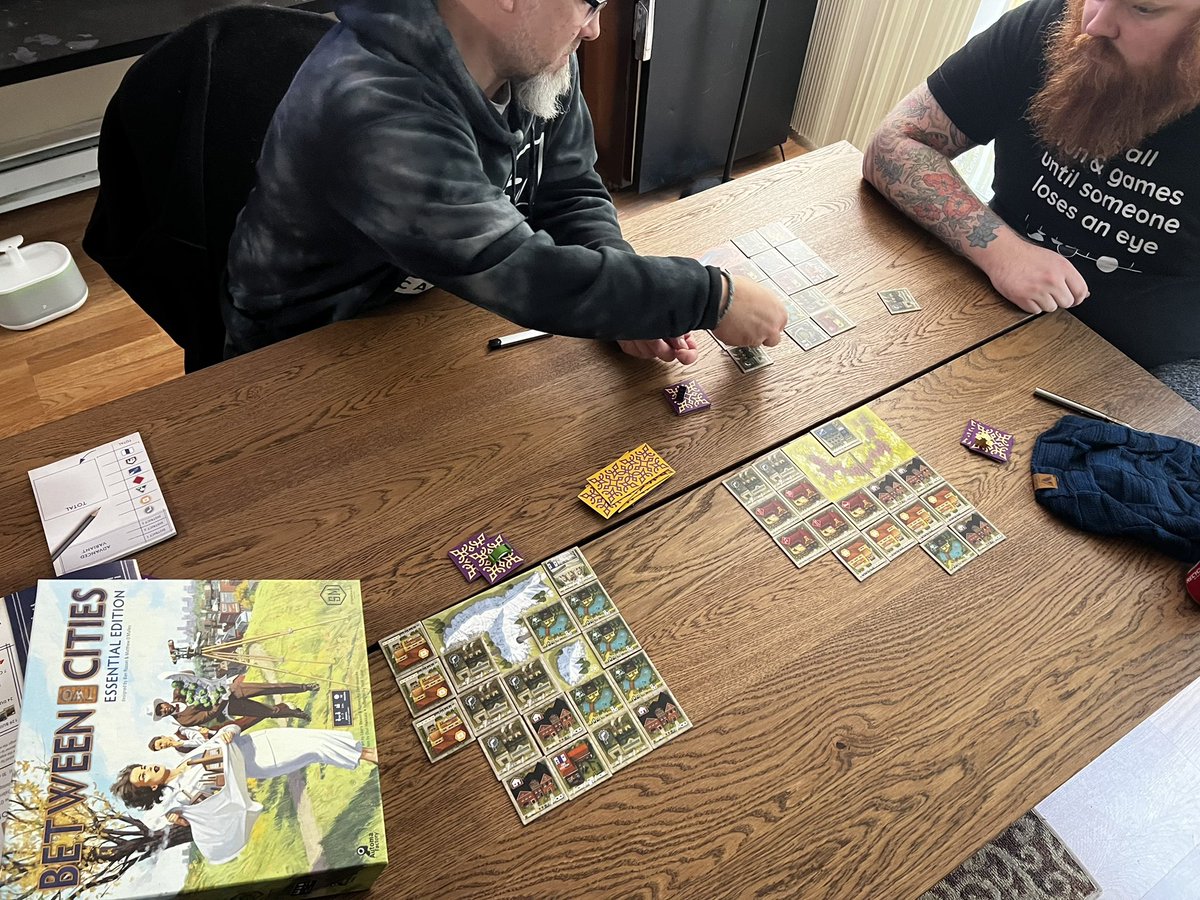 ComboReversal's tweet photo. Game time, time to game
#betweentwocities #boardgames https://t.co/iNzSzuPcMr