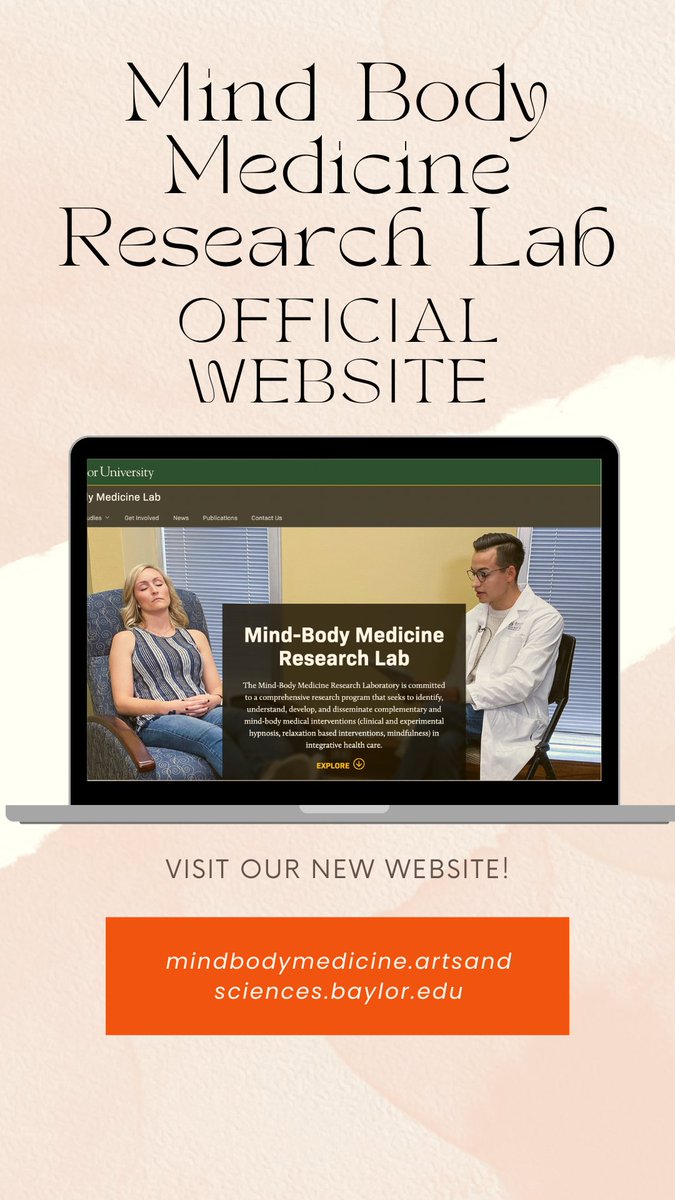 MindBodyMedLab's tweet image. Check out our new website!
…dymedicine.artsandsciences.baylor.edu