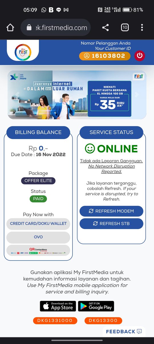 christ_san's tweet photo. @FirstMediaCares Iya mau dikirimkan, tp saya minta hari ini, jangan sampai tgl 1 des. Masa musti tunggu sampai 2 hari tanpa koneksi &amp; masa sampai musti tunggu 1 hari untuk teknisi.
Masa di cek FM kondisi online dan saya komplain tidak ada koneksi baru kirim teknisj baru besok https://t.co/Si6pjwz1Zg