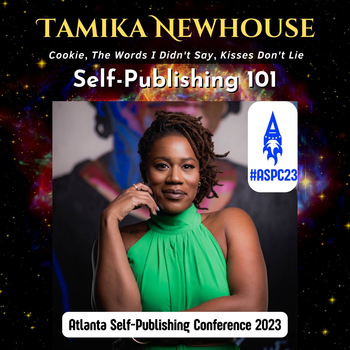 Look who's booked for #ASPC23! 
<a href="/tamikanewhouse/">Tamika Jamison (Formerly Newhouse) ಠಿ_ಠ</a> 

SESSION DESCRIPTION: 

"Self-Publishing 101" will offer an overview of the self-publishing process for new writers considering that route. 

Register now at AtlantaSelfPublishingConference.com! #WritingCommunity #SelfPublishing