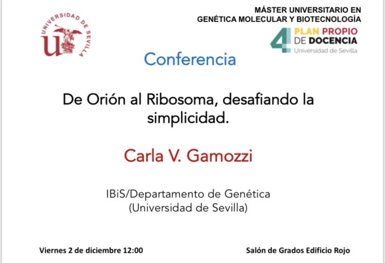 Máster en Genética Molecular y Biotecnología. tweet media