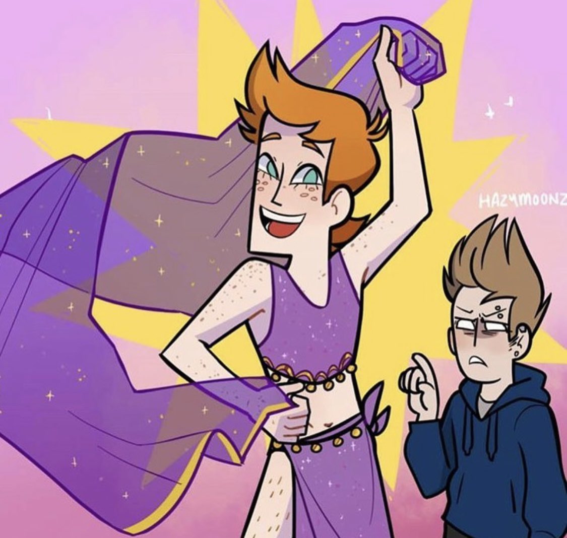 Daily Eddmatt on X: On 6/18/21 the official Eddsworld account posted this  drawing which shows Matt carrying Edd,and Tom carrying Matt,but it also  shows Matt smiling at Edd while he holds a