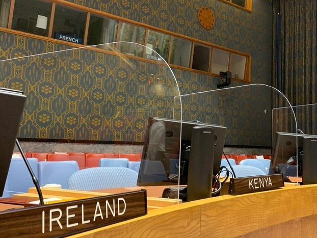 IrishMissionUN's tweet photo. 📍UNSC: #1718Committee Chair🇳🇴briefs on her 90-day report.

🇮🇪calls on #DPRK to:
🔹Engage in dialogue;
🔹Abandon its nuclear &amp; ballistic missile programs
🔹Return to Non-Proliferation Treaty &amp; @iaeaorg safeguards obligations;
🔹Adhere to the Comprehensive Nuclear-Test-Ban Treaty. https://t.co/cdGd14WnQV