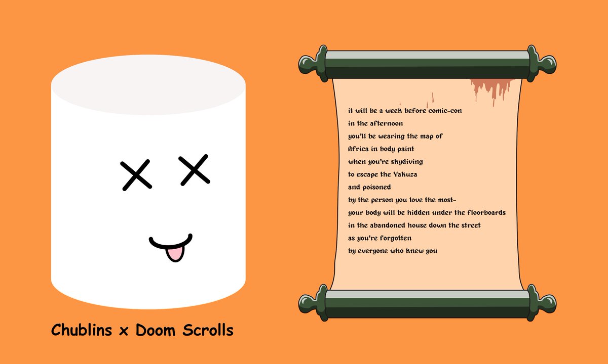 Hello friends

It is my great pleasure to announce our next giveaway with Doom Scrolls! 

I'm giving away FOUR Doom Scrolls, to enter: 

> Follow me and <a href="/SkellysFortune/">Skelly | Doom Scrolls</a>
> RT this tweet!

Giveaway ends 12/7!