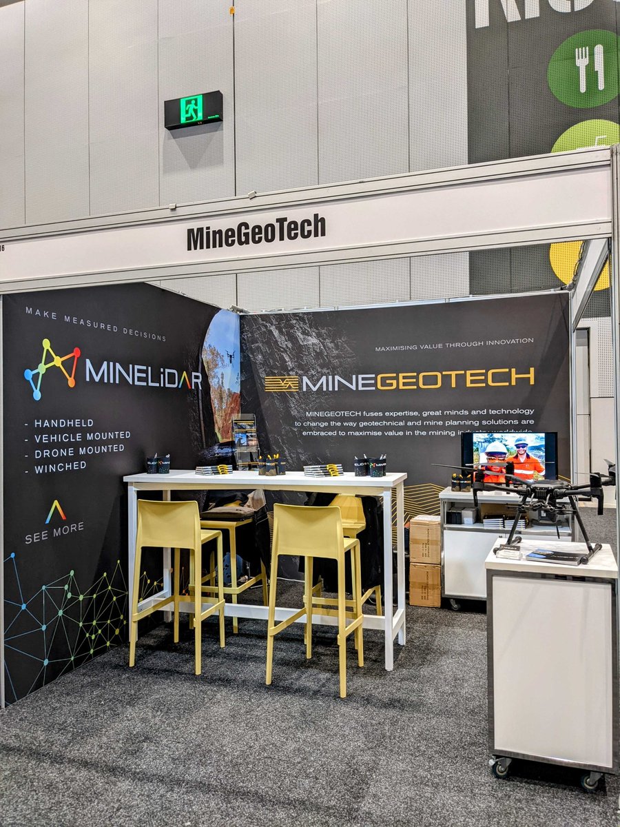 minegeotech's tweet photo. Day 1 at @TheAusIMM AusRock Conference has kicked off! You can find us at booth #16 - come by and say 😄

#AUSROCK2022 #conference #resources #industry #MCEC #Melbourne https://t.co/fW1AhW0g4P