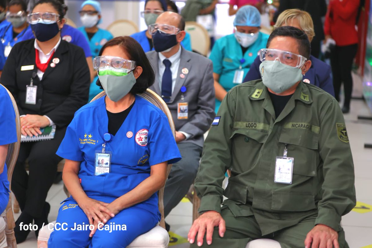 BrigitteOcamp11's tweet photo. #Nicaragua | 🇳🇮 El @EjercitoNic inaugura la Unidad de Aplicaciones de Quimioterapias en el Hospital Militar Escuela Dr. Alejandro Dávila Bolaños, para una mejor atención a las familias nicaragüenses. ❤️🏥
#VictoriasDeLaPaz https://t.co/bbA1ijtqkA