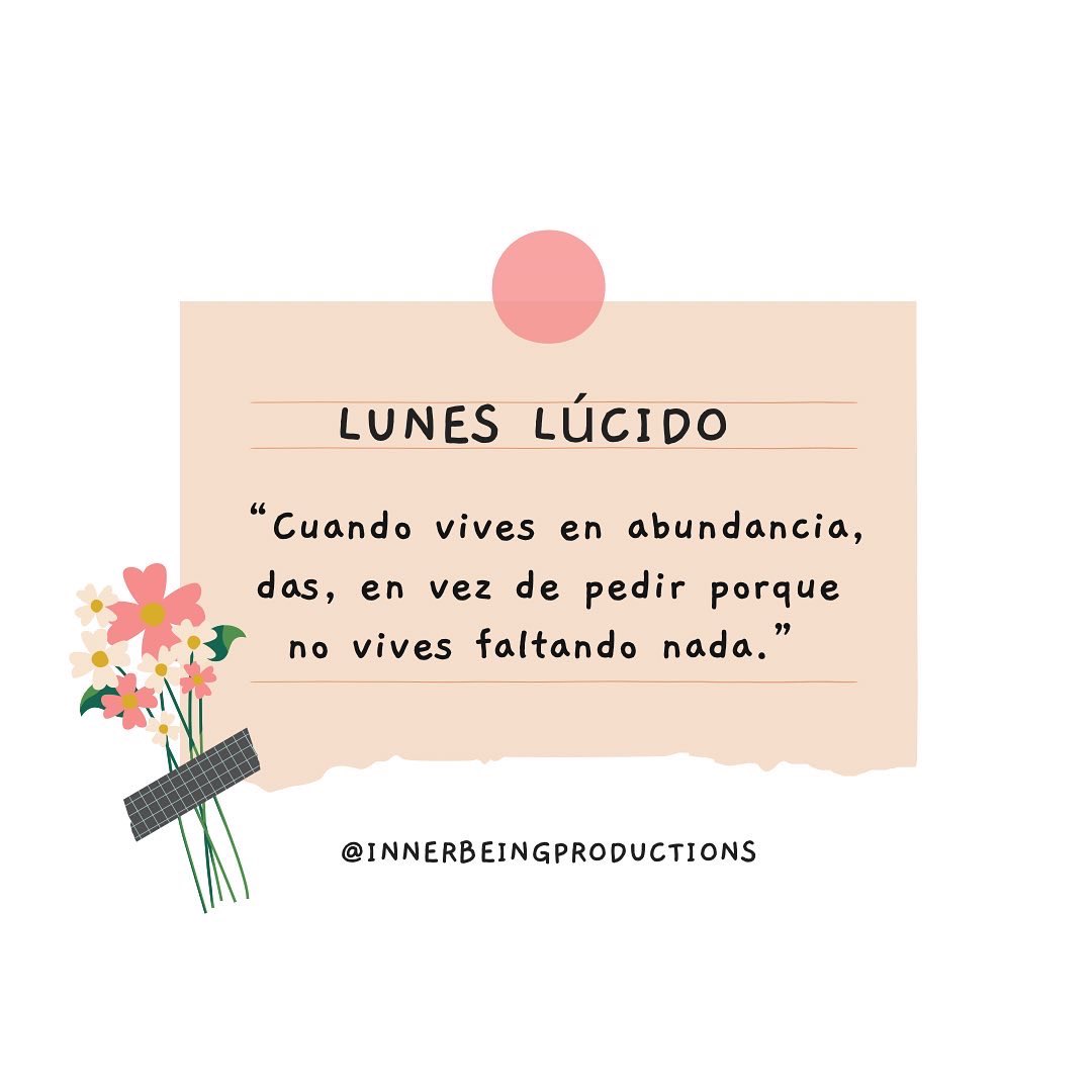 innerbeingprod's tweet photo. 🧚‍♀️MINDFUL MONDAY QUOTE 

🧚‍♀️FRASE PARA LUNES LÚCIDO 

#quote #MondayMotivation #abundance #FraseDelDía https://t.co/vTPxQTI5ZK