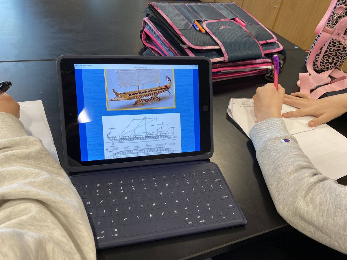 MrsGrenter's tweet photo. Today #7Thunder launched our “What Floats Your Boat” project. Students in SocialStudies and Science worked together to research boats of ancient civilizations and design their own @sphero powered boats. #PBL #EbD #STEMforAll @MTwpMS https://t.co/ciQRy3kBeP