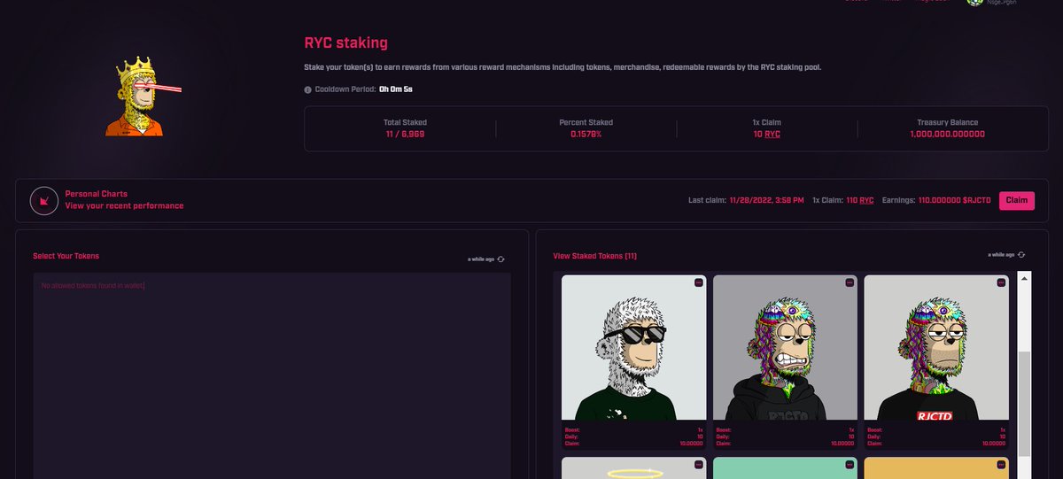 DeanDev10's tweet image. Can now announce that I’ve been working with @Rejected_y00ts to help them build, today we dropped the staking site where you can earn their native token $RJCTD 🪙

What a team and what a community👏🏼

We got plenty left to build but just know rejects do it better 💯 

#RJCTD
