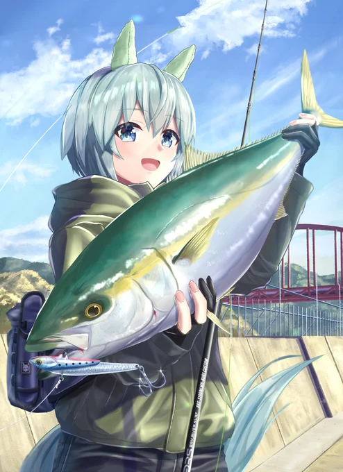 九州(釣り)遠征 #ウマ娘プリティーダービー #ウマ娘 #セイウンスカイ(ウマ娘) #釣り #魚釣り #JACKALL #鉄板バイブ #ブリ #九州  