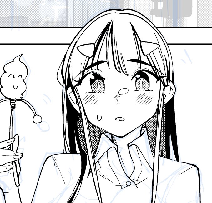 あどけない表情をフラットに描けるとめちゃ嬉しい… 