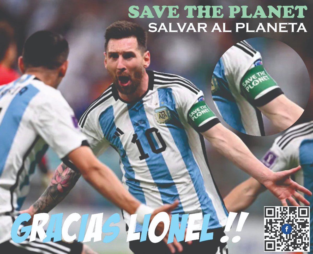 ✅️ El sábado no solo ganó Argentina 🇦🇷
🙏 Lionel Messi hizo ganar también al ambiente 🌱💚