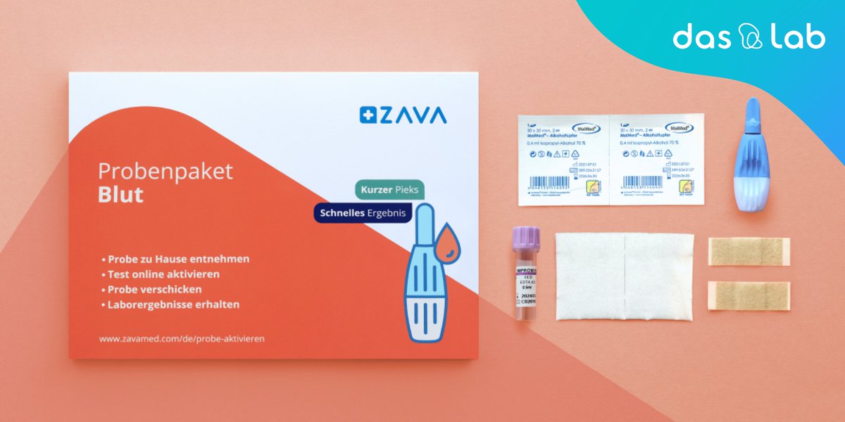 #bignews from <a href="/daslab_health/">DasLab</a>  and <a href="/zavamed_de/">ZAVA (bisher DrEd) - Online-Arztpraxis</a> ✨ Today we launch our blood test kits for home use - for #diabetes, #cholesterol, long-term #bloodsugar, #vitamind and #vitaminb12.

Read our full announcement here: daslab.health/press/

#DasLab #ZAVA #telemedicine #digitallab