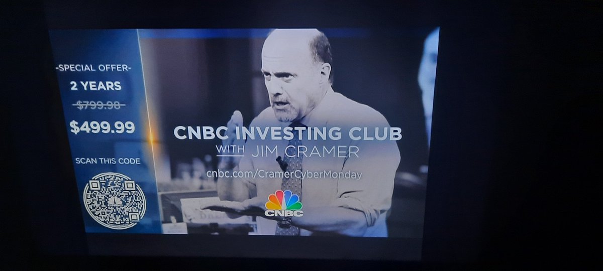 BREAKING NEWS:
You can pay $500 bucks to lose money with Jim Cramer.