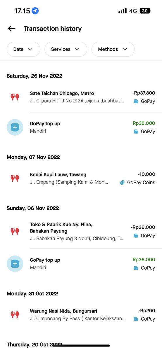 bubbichimmy's tweet photo. halo @gojekindonesia aku kmrn isi gopay sampe hari ini ga masuk2, kenapa ya? tolong di respon admin, terimakasih🙏🏻 https://t.co/l9uevAIWFR