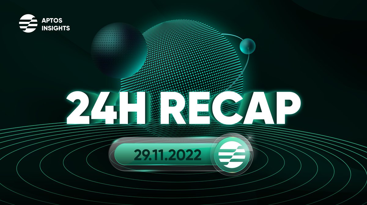 ☀️ Aptos Ecosystem 24H RECAP | 29.11.2022☀️

🔥 Like &amp; Retweet to support us! 🔥

#LFM #AptosInsights #Aptos #AptosEcosystem