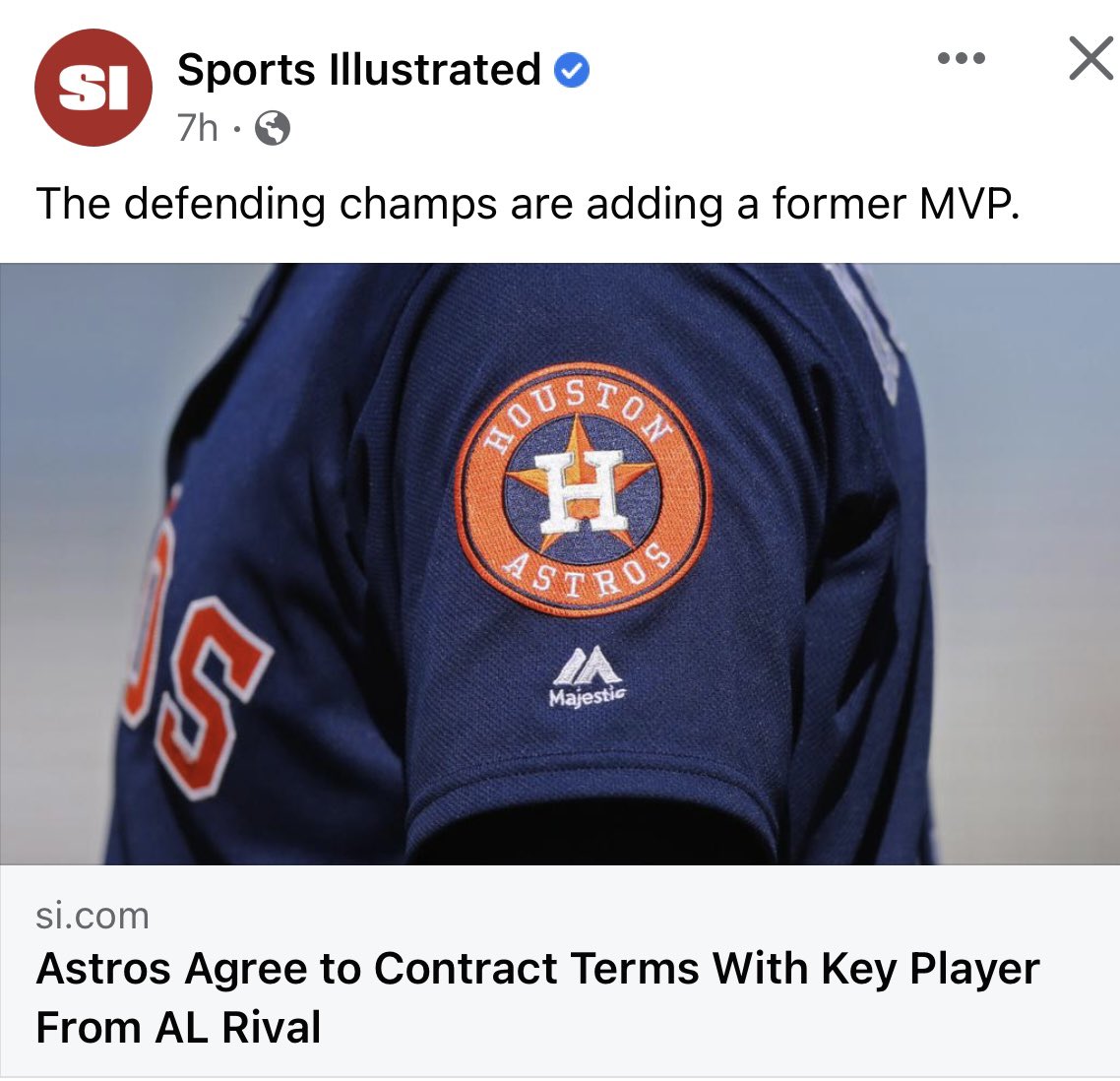 I wish reputable media companies would stop doing this. Legit copy editors should think about providing as much key information as possible in the headline. And, in this case, that means naming the player (Jose Abreu).
