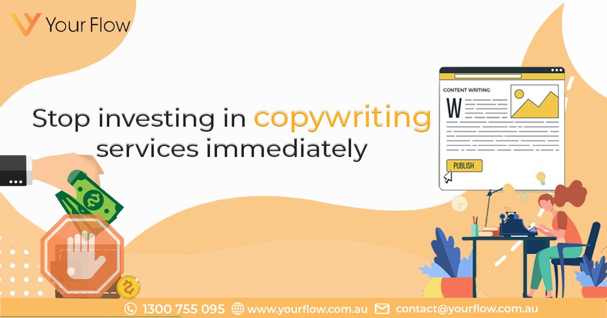 YourFlowAU's tweet photo. Every single word matters. Do not pay for copywriting unless you reap benefits from it. Upgrade your copywriting agency if you can't have More Sales and a Good Brand Image.
https://t.co/966yEy35YY
👉 contact@yourflow.com.au 📞 1300 755 095
#yourflowaustralia #copywritingservices https://t.co/bLlqNM7RbL