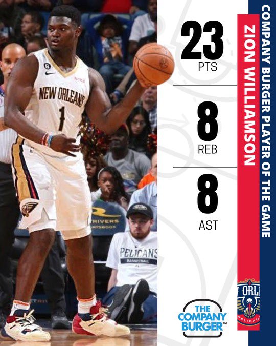 Justin (@propelstalk) on Twitter photo 23 PTS
8 REB
8 AST
3 BLK
1-1 FT (😂)
You get the <a href="/CompanyBurger/">The Company Burger</a> player of the damn game. 23 PTS
8 REB
8 AST
3 BLK
1-1 FT (😂)
You get the <a href="/CompanyBurger/">The Company Burger</a> player of the damn game.