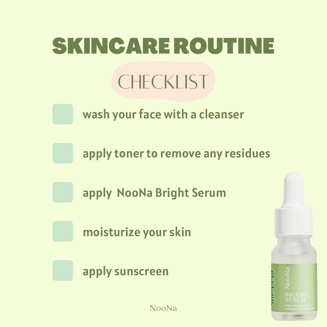 follow checklist ni kalau taknak skincare routine korang berterabur 🫶🏻