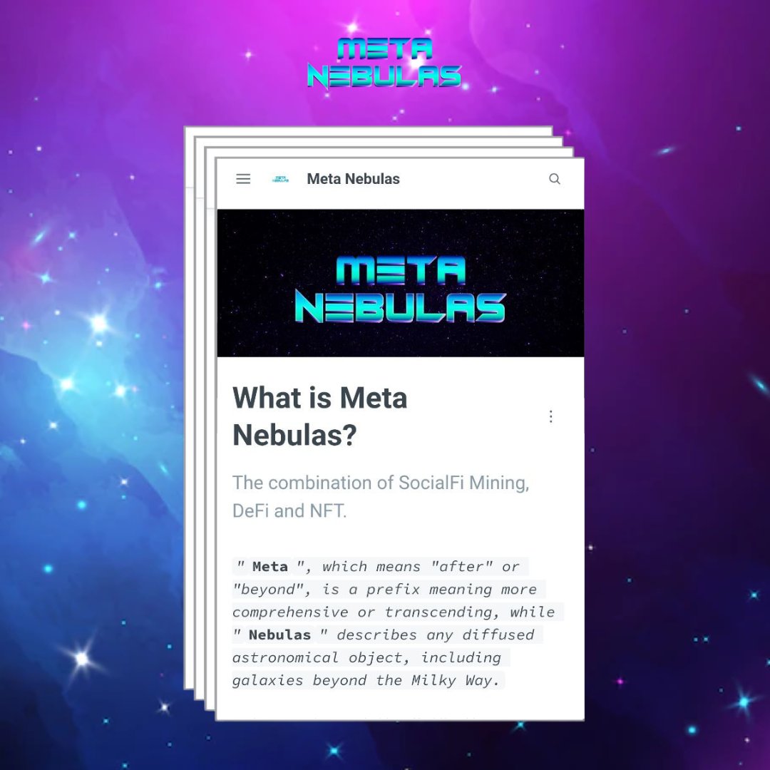 Meta Nebulas tweet media