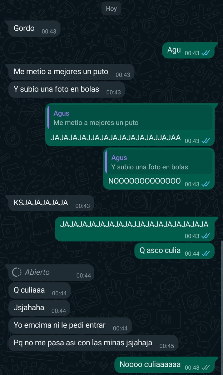 Solo a él le pasan estas cosas JAJAJAJAJAJAAJ