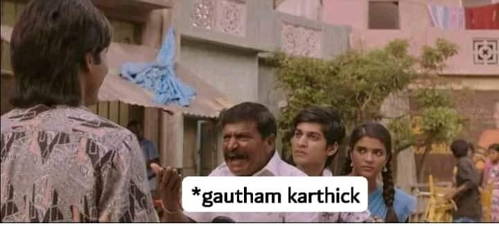 RajVijayDhoni's tweet photo. 🔰 - டேய் கௌதம் கார்த்திக் கலப்பு திருமணமா பன்ற..? இனி தெக்கு சீமைல உம் படம் எப்படி ஓடுதுன்னு பாப்போம் டா..😡
.
- த்தா.. எம் படம் என்னிக்கு டா ஓடிருக்கு..? வழிய விடுறா பல சோலி கிடக்கு..🤬🤬 https://t.co/O1rBNZC7rw