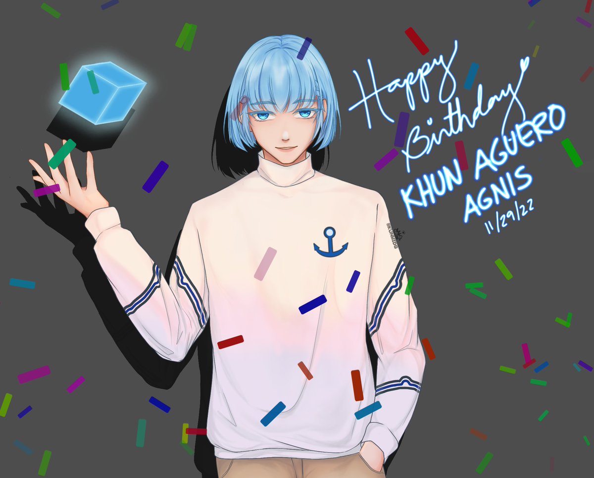 KunMidg's tweet photo. I've been waiting for this day. Happy Birthday Khun! 🎉🎂

#TowerOfGod #tog_fanart 
#신의탑 #神之塔 #쿤아게로아그니스
#생일축하해_우리의_푸른_등대지기
#クン・アゲロ・アグネス誕生祭2022 https://t.co/4mwBBXcg8h