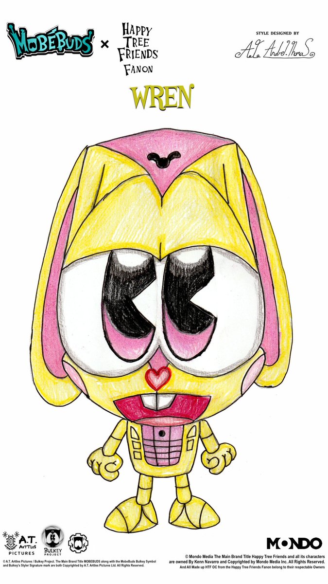 ATAndreiThomas's tweet photo. #HTF2022 #HTF #HappyTreeFriends2022 #HappyTreeFriends #Mobebuds #ATAndreiThomas #Drawing #Speedart #Speeddrawing #MobebudsxHappyTreeFriends #htfoc #htffan #HTFWren #Wren
Here is the Finishing picture of HTF Fanon: Wren in Mobebuds Style https://t.co/P80dQ9T1GS