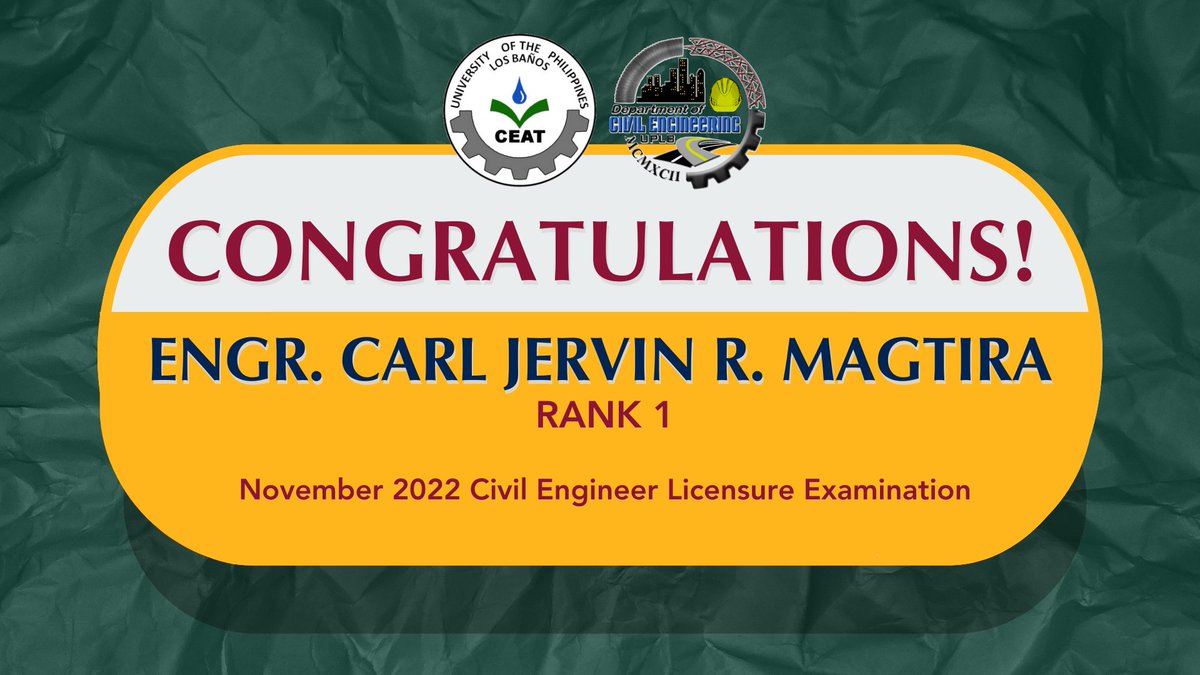 UPLBCEAT1983's tweet photo. CONGRATULATIONS!
We are proud of you!
#TatakCEAT
#CEATUpdate https://t.co/6oZhPRGbZk