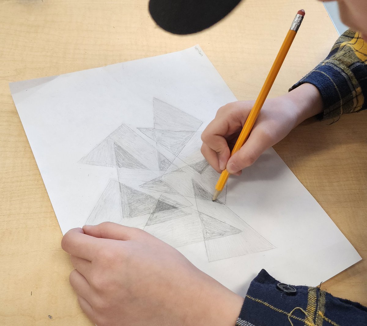MsARTiculate's tweet photo. 6/7 Ss have been learning mark-making techniques to create #value. They're currently practicing their skills creating layers in value in their #art. Check out their #WIP! #teachertwitter #Artists #art #jlps @JeanLumbPS_TDSB @TDSB_Arts #tdsb #msarticulate #edchat #k12 #drawing https://t.co/iPvPccLD2u