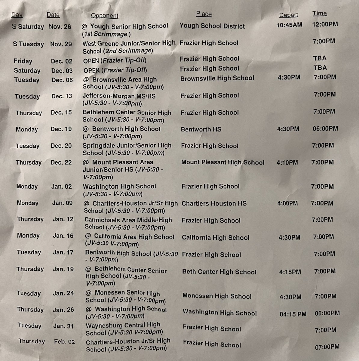 Frazier Girls Basketball 🏀 tweet media