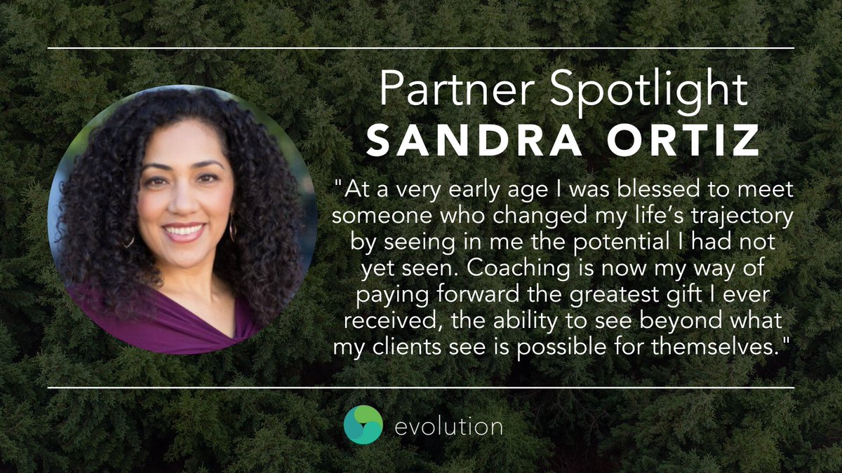 EvolutionSvc's tweet image. Meet Evolution Partner Sandra Ortiz! 

Sandra is a passionate, dynamic facilitator and executive coach who brings her vast experience in talent management, leadership development, team development, and culture transformation to facilitate breakthroughs for her clients.