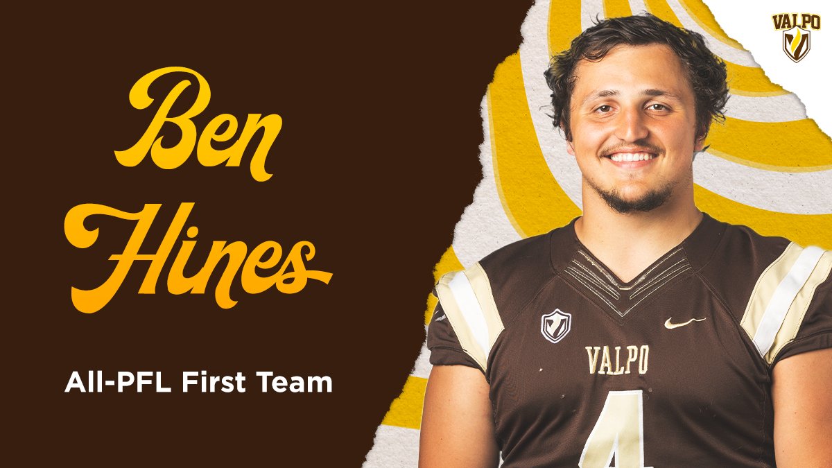 🌟 ALL-PFL FIRST TEAM 🌟 

🏈 <a href="/valpoufootball/">Valpo Football</a> team leader in tackles
🏈 Ninth in the PFL in tackles/game 
🏈 7.0 TFL 

Congrats, <a href="/BenHines3/">Ben Hines</a> ❗  

#GoValpo